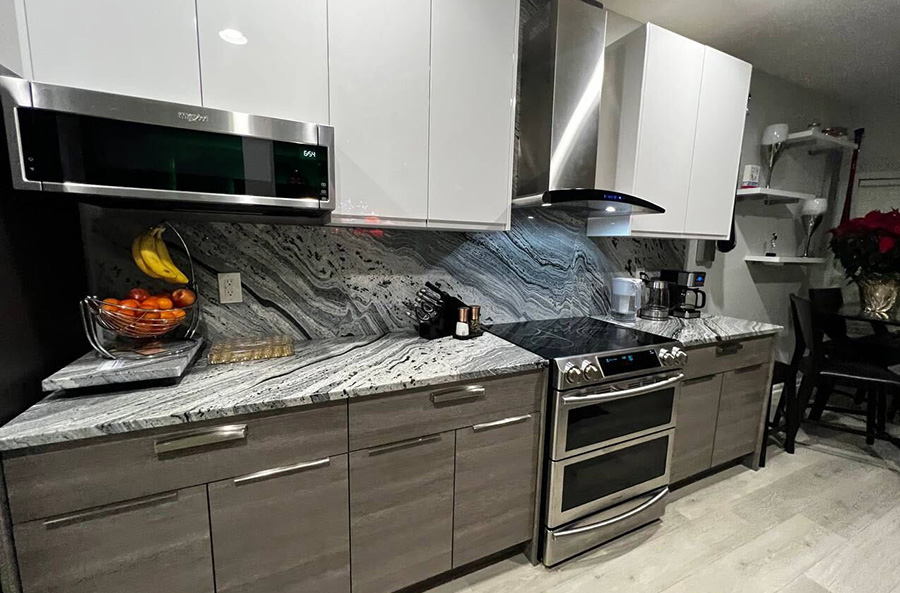 gorgeous white peracema granite kitchen countertop installation lexington call us now